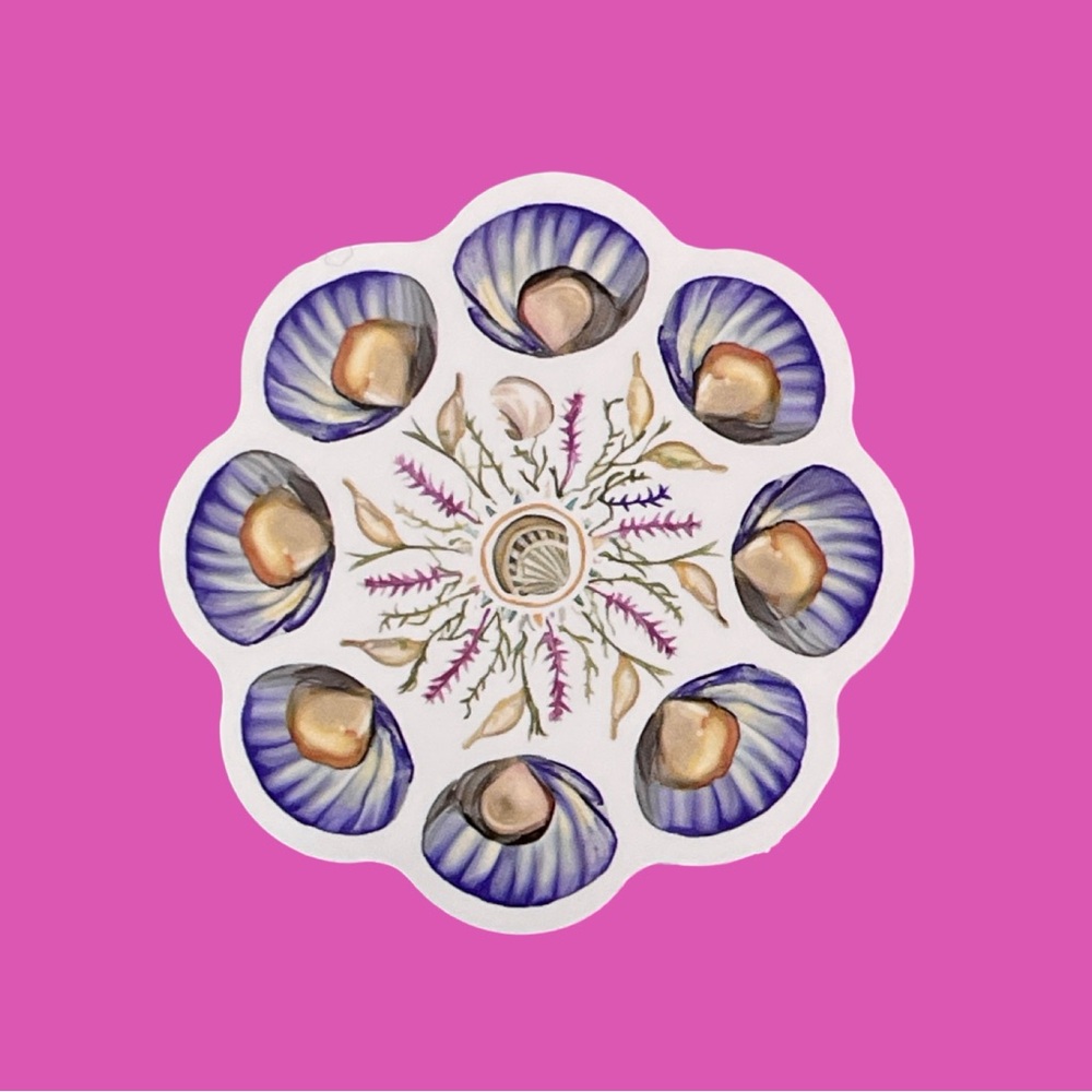 Shell Oyster Sticker